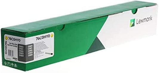 Lexmark 76C0HY0 High Yield Yellow Toner Cartridge