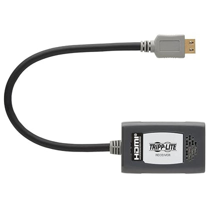 Tripp Lite HDMI Over Ethernet Cat6 Receiver, Pigtail 1-Port - Up to 230 feet or 70.1 Meters - 4K 60Hz Video, HDR, 4:4:4, PoC, HDCP 2.2, TAA Compliant (B127A-1P0-PH)