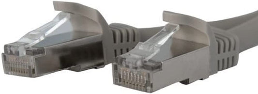 StarTech.com 10ft CAT6a Ethernet Cable - 10 Gigabit Shielded Snagless RJ45 100W PoE Patch Cord - 10GbE STP Network Cable w/Strain Relief - Gray Fluke Tested/Wiring is UL Certified/TIA (C6ASPAT10GR) 10 ft Grey