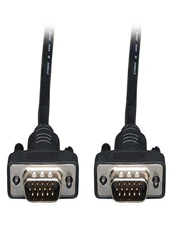 Tripp Lite P502-025-SM Low Profile VGA RGB HD15 M/M 25-Feet Coaxial Monitor Cable Black