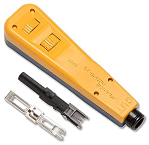 Fluke Networks 10055503 D814 Series Impact Punch Down Tool with Bix and EverSharp 66/110 Blade With Bix &amp; Eversharp 66/110 Cut Blade