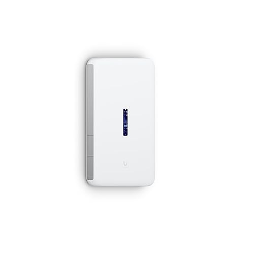 Ubiquiti UDW Dream Wall UniFi Wall-mountable Gateway Console, High-Speed Access Point, Network Video Recorder (NVR) and PoE Switch, White
