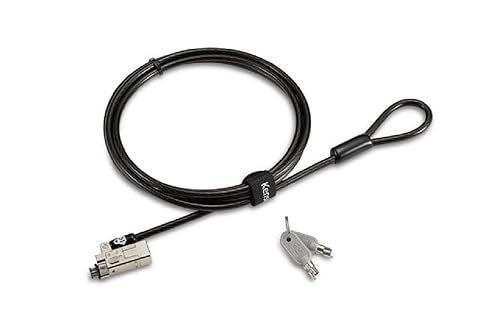 Kensington K65021WW Slim Nano Lock Head Design Wont Interfere With I/o Ports Or Raise The Device Off