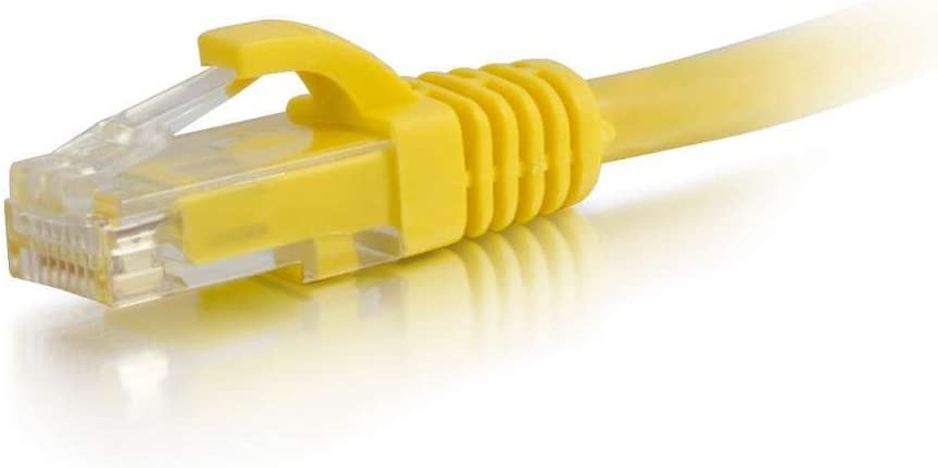 C2g/ cables to go C2G 27191 Cat6 Cable - Snagless Unshielded Ethernet Network Patch Cable, Yellow (3 Feet, 0.91 Meters)
