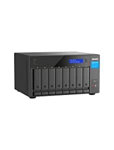 QNAP TVS-h874-i5-32G-US 8 Bay High-Speed Desktop NAS with M.2 PCIe Slots, 12th Gen Intel Core CPU, up to 64GB DDR4 RAM, 2.5 GbE Networking and PCIe Gen 4 expandability (Diskless) Intel core i5 8 Bay TVS-x74