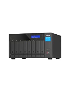 QNAP TVS-h874-i5-32G-US 8 Bay High-Speed Desktop NAS with M.2 PCIe Slots, 12th Gen Intel Core CPU, up to 64GB DDR4 RAM, 2.5 GbE Networking and PCIe Gen 4 expandability (Diskless) Intel core i5 8 Bay TVS-x74