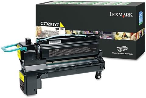 Lexmark C792X1YG C792 Toner Cartridge (Yellow) in Retail Packaging