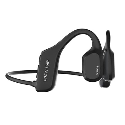 OPN Sound OS2000BK Mezzo Bluetooth Bone-Conduction Neckband Headphones with Microphone, Black