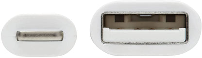 Tripp Lite Safe-IT USB-A to Lightning Charge Cable, Hospital-Grade Protection Cable (M/M), MFi Certified, White, 6.6 Feet / 2 Meters, 2-Year Warranty (M100AB-02M-WH)