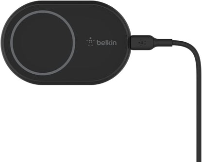 Belkin Magnetic Wireless Car Charger - MagSafe Compatible Car Mount Wireless Charger - Air Vent Mount With Included Power Supply for iPhone 14, iPhone 13 &amp; iPhone 12 - Car Magnetic Phone Mount Charger Charging Mount