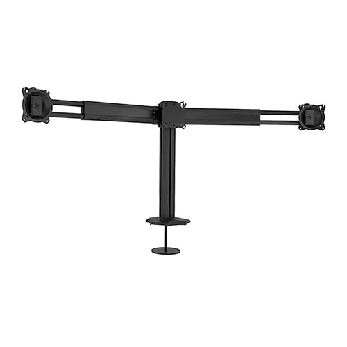 Chief Kontour Dual Display Desk Mount - For Displays Up To 27" - Black - Height Adjustable - 2 Display(s) Supported - 27" To 30" Screen Support - 75 X 75, 100 X 100 - Yes
