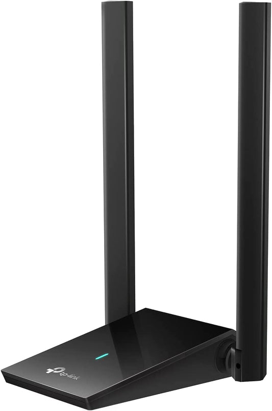 TP-Link AX1800 WiFi 6 USB Adapter for Desktop PC (Archer TX20U Plus) - Wireless Network Adapter with 2.4GHz, 5GHz, High Gain Dual Band 5dBi Antenna, WPA3, Supports Windows 11/10 Wi-Fi 6 | AX1800