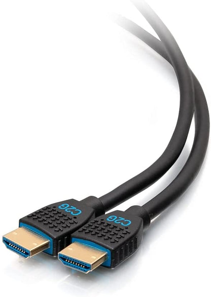 Ortronics inc C2G 50186 Premium 4K High Speed HDMI Cable with Ethernet, 4K 60Hz, Black (15 Feet, 4.57 Meters)