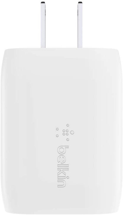 Belkin USB-C Wall Charger 18W w/ 4ft USB-C to Lightning Cable (iPhone Fast Charger for iPhone 11, 11 Pro, 11 Pro Max, XS, XS Max, XR, X, 8, 8 Plus) iPhone Charger, iPhone Wall Charger