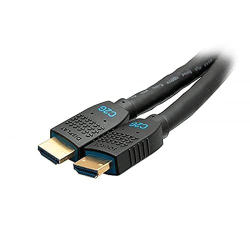 C2G 12ft Ultra Flexible 4K Active HDMI Cable Gripping 4K 60Hz - In-Wall M/M - 12 ft HDMI A/V Cable for Computer, Projector, Monitor, Blu-ray Player, DVD Player, Audio/Video Device - First End: 1 x HDM