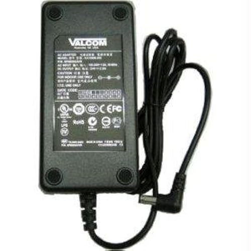 Valcom VP-4124D Power Supply - Black - Rack/Rail Mountable, Wall Mount - 120 V AC, 230 V AC Input - 24 V DC Output