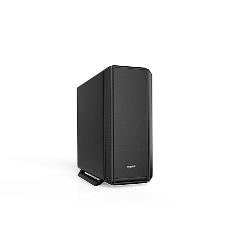 be quiet! Silent Base 802 ATX Midi Tower PC Case | 3 Pre-Installed Pure Wings 2 Fans | Sound Insulated | Black | BG039 BG039 Fans, Black