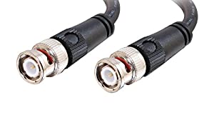 C2g/ cables to go C2G 40027 75 OHM BNC Cable, Black (12 Feet, 3.65 Meters)