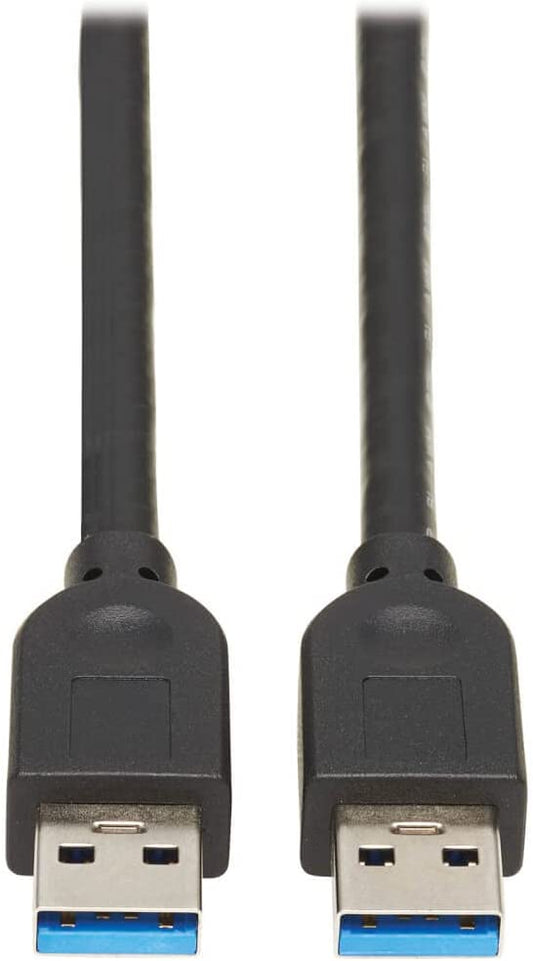 Tripp Lite USB-A Cable for Connecting Keystone &amp; Panel Couplers, Up to 5 Gigabytes per Second, Not for Typical Data Transfer or Charging, 15 Feet / 4.6 Meters, Life Manufacturer's Warranty (U325-015) 15 Feet / 4.3 Meters