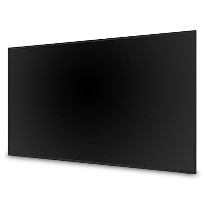 ViewSonic CDE7512 75 4K UHD Commercial Display with VESP, Wireless Screen Sharing, USB Wi-Fi Capabilities, RJ45, HDMI, USB C,Black 75-Inch