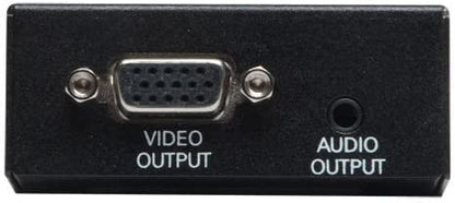 Tripp Lite VGA with Audio Over Cat5 / Cat6 Extender, Receiver 1920x1440 at 60Hz(B132-100A),Black Receiver VGA +Audio
