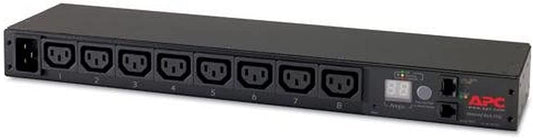 APC by Schneider Electric Rack PDU, Metered, 1U, 16A, 208/230V, (8) C13