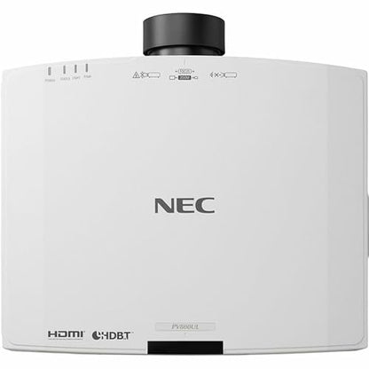 NEC Display PV800UL-W1-41ZL Ultra Short Throw LCD Projector - 16:10 - Ceiling Mountable, Floor Mountable