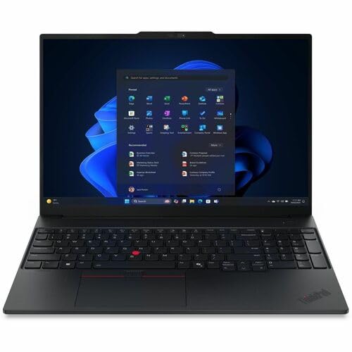 Lenovo ThinkPad E16 Gen 3 21TF0027US 16" Notebook - WUXGA - Intel Core 7 240H - 16 GB - 512 GB SSD - English Keyboard - Black - Intel Chip - 1920 x 1200 - Windows 11 Pro - Intel - In-plane Switching (