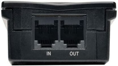 Tripp Lite 6 Outlet Surge Protector Power Strip, Black, 6ft Cord, Tel/Fax/Modem Protection, Right-Angle Plug, $75K INSURANCE (TLP606SSTELB)