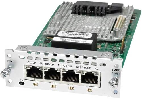 Cisco NIM-4MFT-T1/E1= Fourth-Generation Multi-Flex Trunk Voice/Clear-Channel Data T1/E1 - Expansion Module