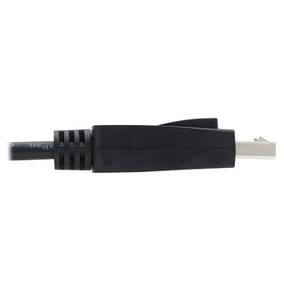 Tripp Lite High Speed DisplayPort Cable, DP 1.4 Cable with Latching Connectors, 8K High-Definition Video @ 30Hz, HDR, 4:2:0, HDCP 2.2 (M/M) 10 Feet / 3.1 Meters, Lifelong Warranty (P580-010-V4)