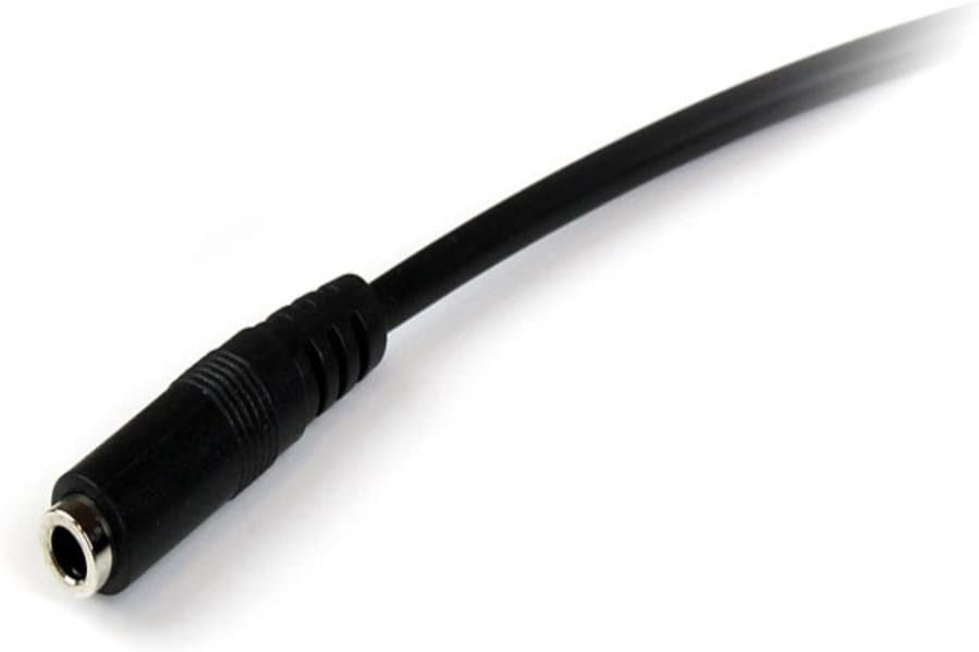 StarTech.com 2m 3.5mm 4 Position TRRS Headset Extension Cable - M/F - audio Extension Cable for iPhone (MUHSMF2M) 6 ft / 2m Cable