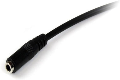 StarTech.com 2m 3.5mm 4 Position TRRS Headset Extension Cable - M/F - audio Extension Cable for iPhone (MUHSMF2M) 6 ft / 2m Cable