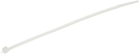 StarTech.com 6"(15cm) Cable Ties - 1/8"(3mm) Wide, 1-3/8"(39mm) Bundle Diameter, 40lb(18kg) Tensile Strength, Nylon Self Locking Zip Ties with Curved Tip - 94V-2/UL Listed, 100 Pack - White 6 in | 40 lbs (18kg) Standard w/Self Locking 100