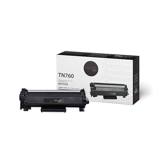 Premium Tone Replacement for Brother TN760 High Yield - Black
