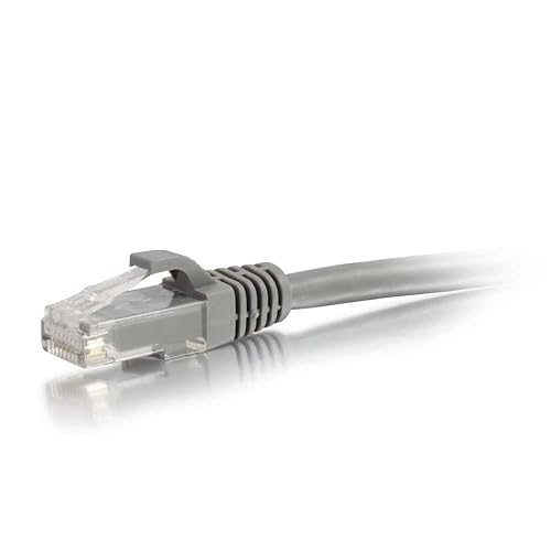 C2G 29038 Cat6 Cables - Snagless Unshielded Ethernet Network Patch Cable Multipack (50 Pack) Gray (10 Feet, 3.04 Meters) 50-Value Pack, 10 Feet/3.04 Meters Grey