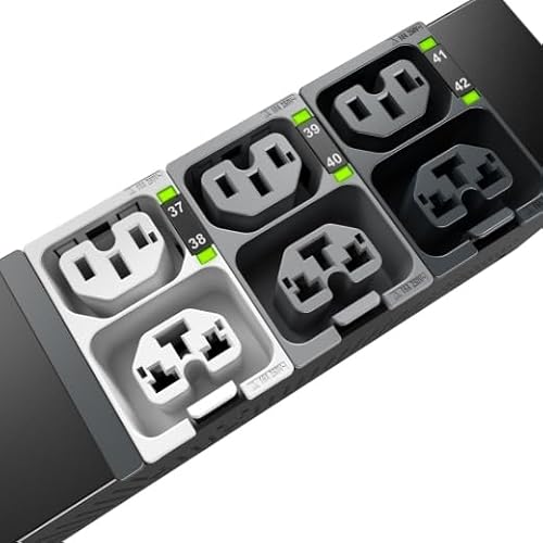 APC by Schneider Electric NetShelter 48-Outlets PDU - Switched - IEC 60309 30A 3P+N+PE - 24 x IEC 60320 C13/C15/C19/C21, 24 x IEC 60320 C13/C15 - 415 V, 480 V - Network (RJ-45) - 5.91 ft Cord Length - 0U - Rack
