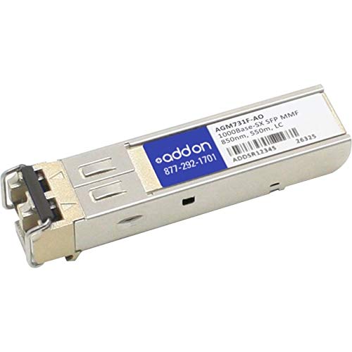 Add-On-Computer Peripherals AGM731F-AO ADDON 1000BASE-SX SFP 550M F/NETGEAR