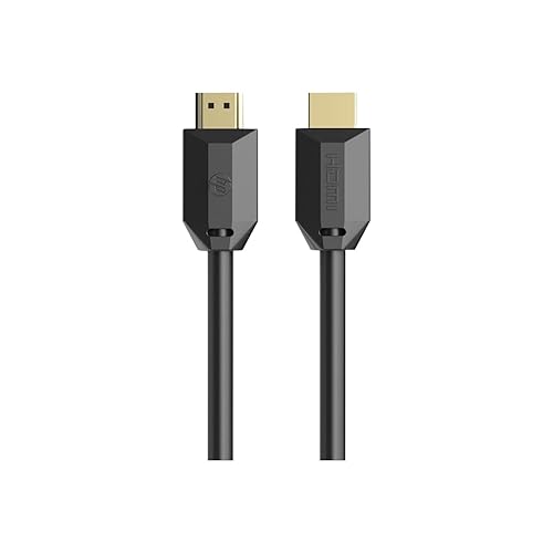 HP - High Speed HDMI 2.0 Cables, 18 Gpbs, 4K (4096x2160), 30 AWG, 60 Hz, 3 Meter Length, Black