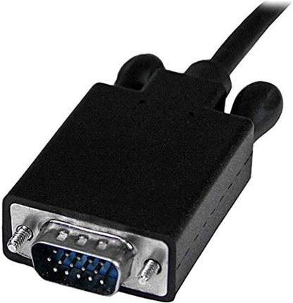 StarTech.com 15ft (4.6m) DisplayPort to VGA Cable - Active DisplayPort to VGA Adapter Cable - 1080p Video - DP to VGA Monitor Cable - DP 1.2 to VGA Converter - Latching DP Connector (DP2VGAMM15B) 15 ft / 4.6 m