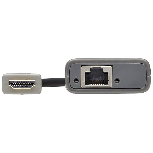 Tripp Lite HDMI Over Ethernet Cat6 Receiver, Pigtail 1-Port - Up to 230 feet or 70.1 Meters - 4K 60Hz Video, HDR, 4:4:4, PoC, HDCP 2.2, TAA Compliant (B127A-1P0-PH)