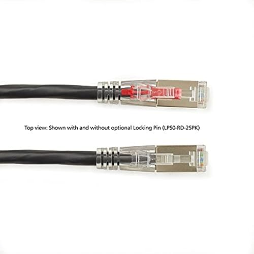 BLACK BOX NETWORK SRV - GIGATRUE 3 CAT6. Shielded Patch Cord Black 20FT