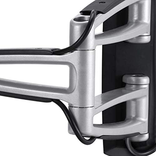 Atdec TH-2050-VFM Swing Articulated Arm Mount with 100x100/400x400mm VESA Support for Displays up to 77-Pound, Silver
