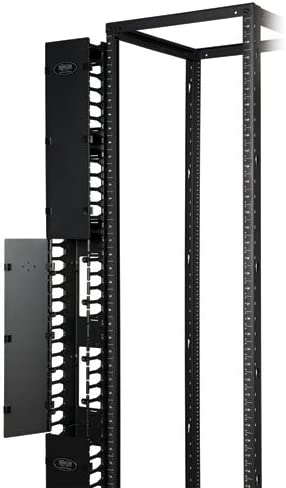 Tripp Lite SRCABLEVRT6 6 Feet Vertical Cable Manager for Open Frame Rack 6-Inch Wide (Black)