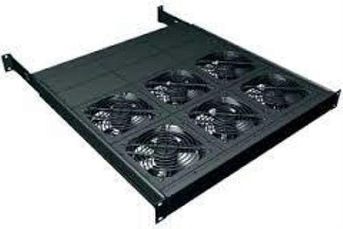 Middle Atlantic Products FTA-6 Fan Tray - 6 Fan - 1U - 414 CFMBlack