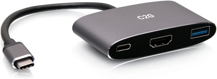 C2g/ cables to go C2G USB-C Mini Dock with HDMI, USB-A, and USB-C Power Delivery up to 100W - 4K 30Hz