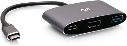 C2g/ cables to go C2G USB-C Mini Dock with HDMI, USB-A, and USB-C Power Delivery up to 100W - 4K 30Hz