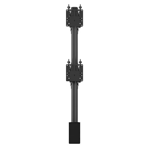 Atdec Desk Mount for Monitor, Display, Computer, Flat Panel Display, Curved Screen Display - Black - Landscape/Portrait