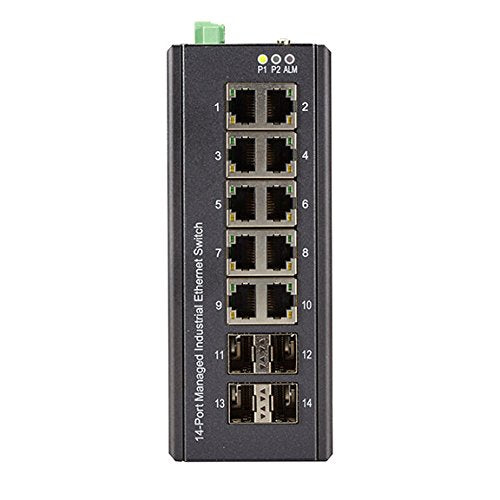 Black Box Industrial Gigabit Ethernet Switch - Extreme Temperature, 5-Port