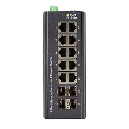 Black Box Industrial Gigabit Ethernet Switch - Extreme Temperature, 5-Port